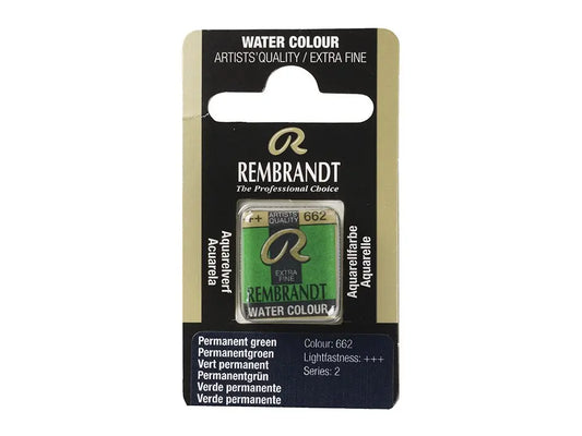 Rembrandt Permanent Green 662 Halfpan