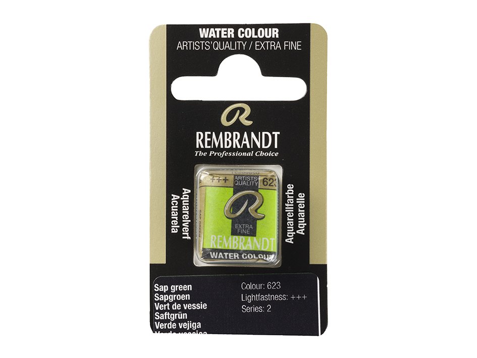 Rembrandt Sap Green 623 Halfpan