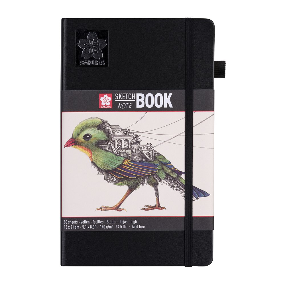 Sakura Sketch NoteBook 13x21cm 140gr Kremhvit