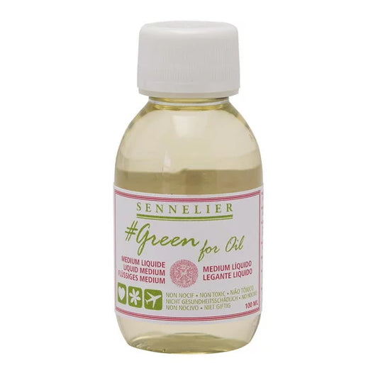 Sennelier Green For Oil Liquid Medium 250 ml