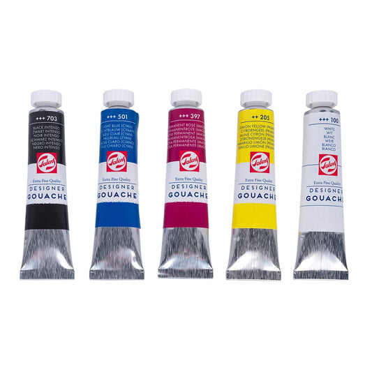 Talens Designer Gouache Mixing Sett 5stk 20ml
