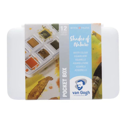 Van Gogh Akvarell Shades Pocket Box + brush