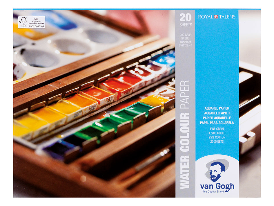 Van Gogh Akvarellblokk 18x24cm 300g