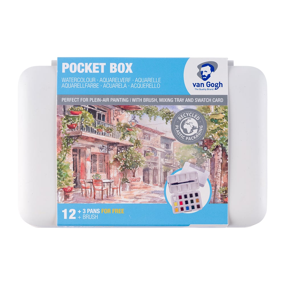 Van Gogh Akvarell Pocket Box + brush