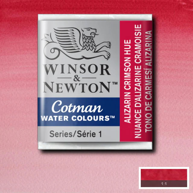 Winsor&Newton Cotman Alizarin Crimson hue 003 Halfpan