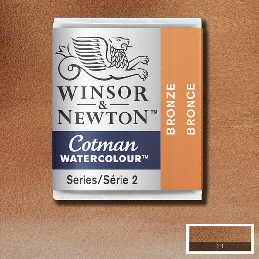 Winsor&Newton Cotman Bronze 058 Halfpan