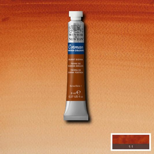Winsor&Newton Cotman Burnt Sienna 074 Tube