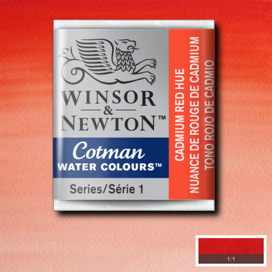 Winsor&Newton Cotman Cadmium Red hue 095 Halfpan
