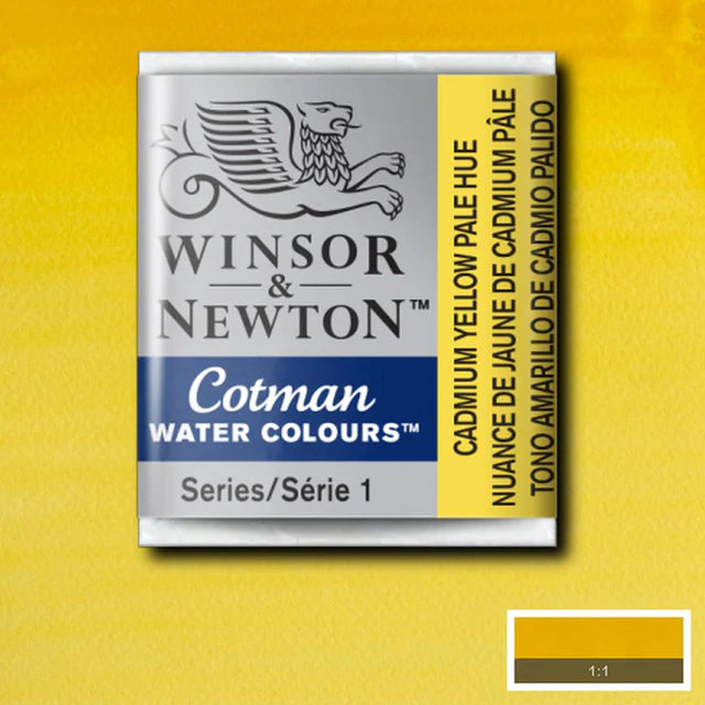 Winsor&Newton Cotman Cadmium Yellow Pale hue 119 Halfpan