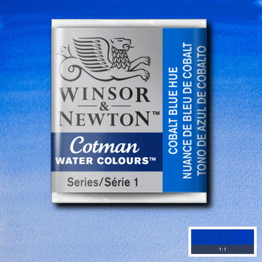 Winsor&Newton Cotman Cobalt Blue hue 179 Halfpan
