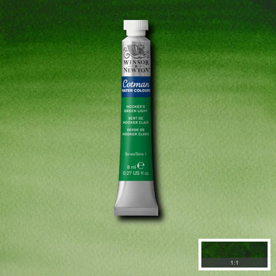 Winsor&Newton Cotman Hooker’s Green Light 314 Tube