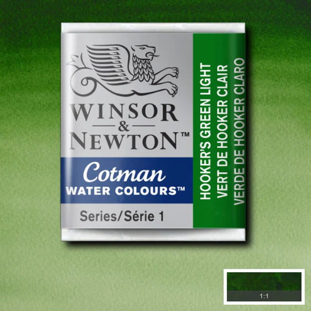 Winsor&Newton Cotman Hookers Green Light 314 Halfpan