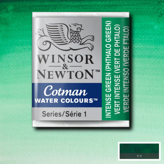 Winsor&Newton Cotman Intense Green 329 Halfpan