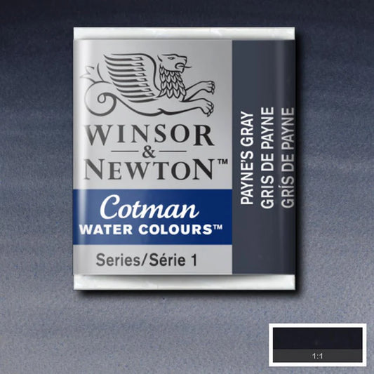 Winsor&Newton Cotman Paynes Gray 465 Halfpan