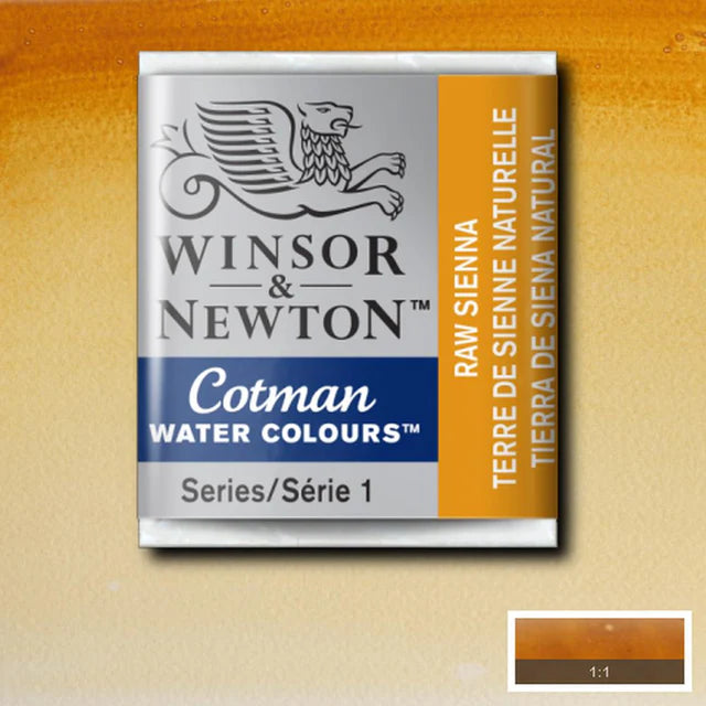 Winsor&Newton Cotman Raw Sienna 552 Halfpan