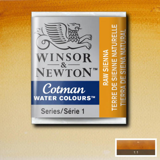 Winsor&Newton Cotman Raw Sienna 552 Halfpan