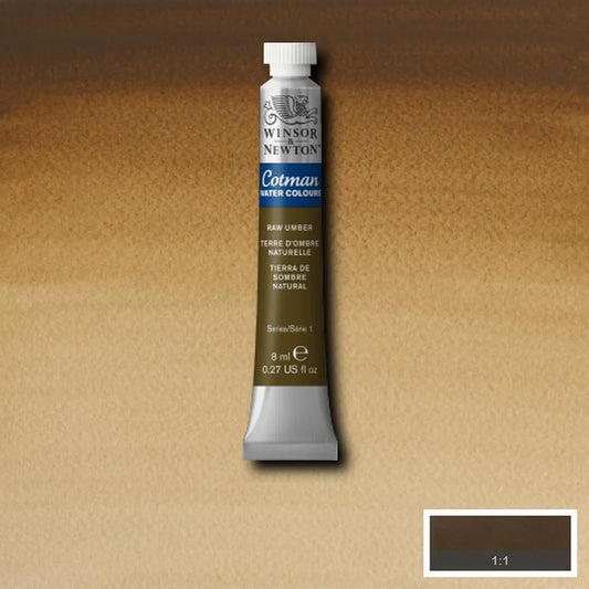 Winsor&Newton Cotman Raw Umber 554 Tube