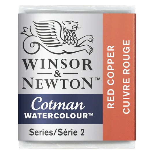 Winsor&Newton Cotman Red Copper 471 Halfpan