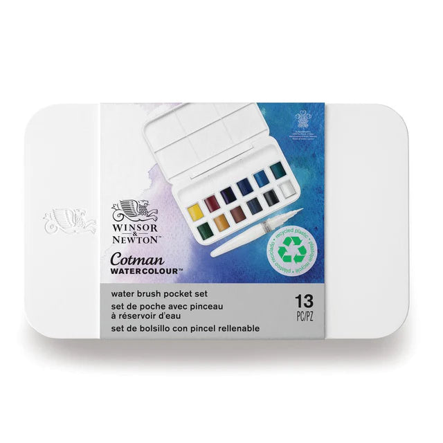 Winsor&Newton Cotman Watercolour Brush Pen Sett - 12hp