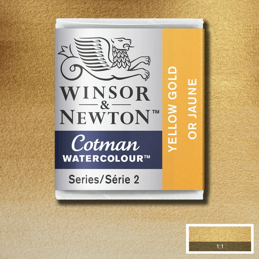 Winsor&Newton Cotman Yellow Gold 088 Halfpan