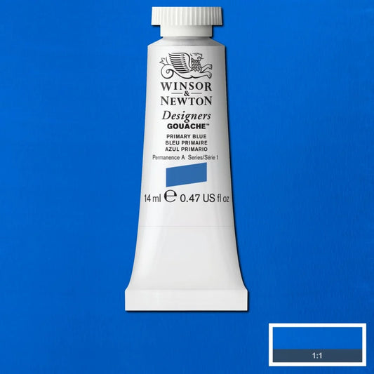 Winsor&Newton Designers Gouache 14ml Primary Blue 523