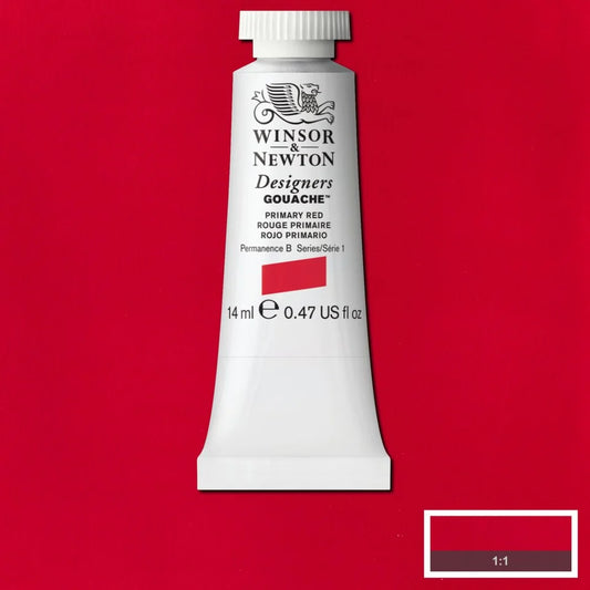 Winsor&Newton Designers Gouache 14ml Primary Red 524